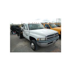 1998 DODGE RAM 3500 FLATBED TRUCK