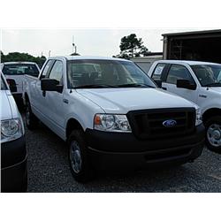 2007 FORD F150 EXTENDED CAB 4X4 PICKUP