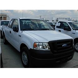 2007 FORD F150 EXTENDED CAB PICKUP