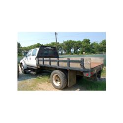 2004 FORD F650 CREWCAB FLATBED