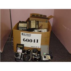 MISC. CAMERAS/SOUTHERN LINCS/PDA(S)/STROBE LIGHTS/PROGRAMMERS/DISTANCE    MEASURERS