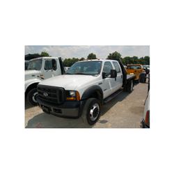 2006 FORD F450 CREWCAB FLATBED TRUCK