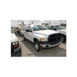 2005 DODGE RAM 2500 CREWCAB 4X4 PICKUP