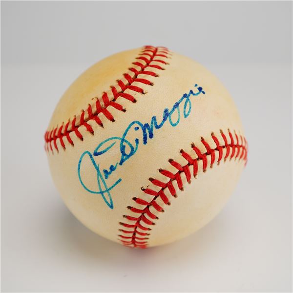 Joe DiMaggio Autographed Rawlings Official American League Baseball, PSA/DNA Authenticated