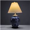 Image 3 : Chinese Blue and White Ceramic Table Lamp
