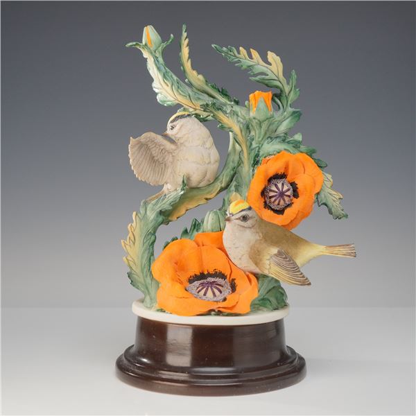 Boehm Porcelain Figurine, Golden-Crowned Kinglets 419