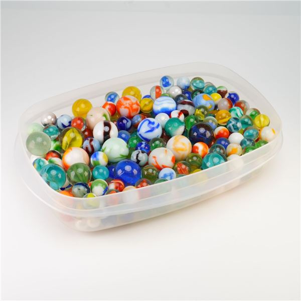 Assortment of Mixed Marbles