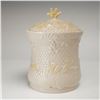 Image 1 : Belleek Neptune Pattern Lidded Biscuit Jar