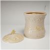 Image 2 : Belleek Neptune Pattern Lidded Biscuit Jar