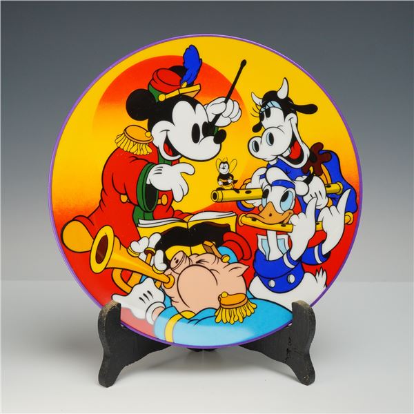 1993 Official Disneyana Convention Limited Edition The Band Concert Porcelain Plate