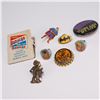 Image 1 : 8pc Character Pins, Toy Rings, and Promotional Advertising Items