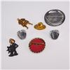 Image 2 : 8pc Character Pins, Toy Rings, and Promotional Advertising Items