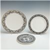 Image 1 : 3pc Versace Rosenthal Porcelain Plate Set, Marqueterie