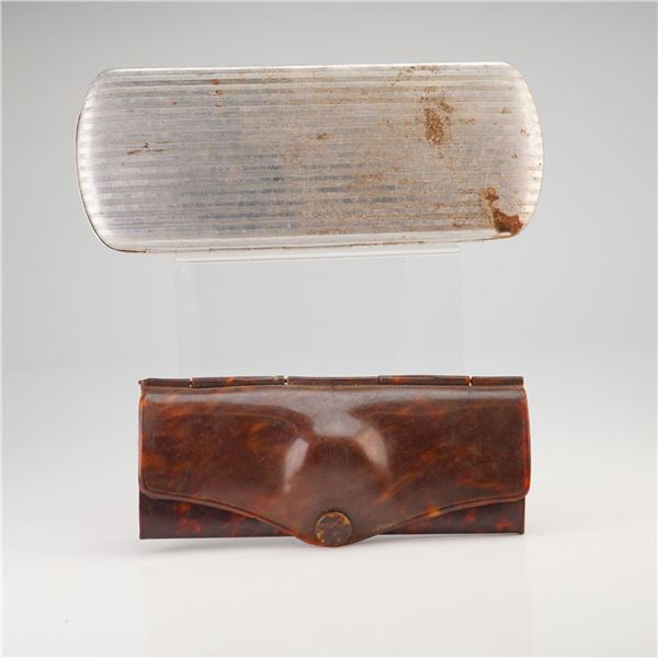 2pc Vintage Schulte Optical Co. Eyeglass Cases
