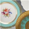 Image 2 : 6pc Decorative Porcelain Plates & EP Copper Plate Tray