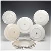 Image 3 : 6pc Decorative Porcelain Plates & EP Copper Plate Tray