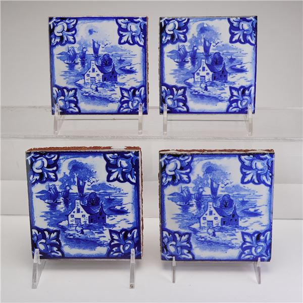 Mosaic Tile Co. Delft-inspired Seaside Cottage Faience Tiles