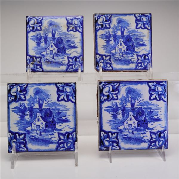 Mosaic Tile Co. Seaside Cottage Delft-inspired Faience Tiles
