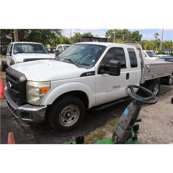 2012 Ford F250 3-Dr. XCab Flat Bed Truck DSL
