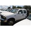 Image 1 : 1999 Ford F450  SD Crew Cab 8'  Flatbed Dually Truck