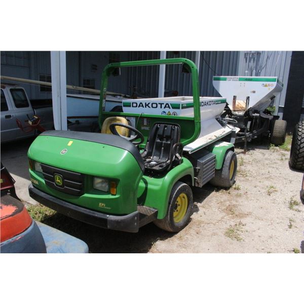 2012 John Deere 2020A EFI Gas Cart w/Dakota 410 Turf Tender Unit
