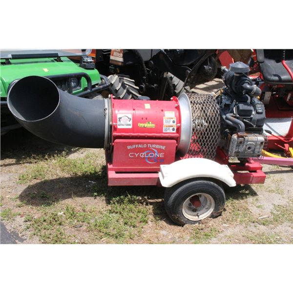 Buffalo Turbine Cyclone KB/Kohler HI Volume Blower on BT Trailer