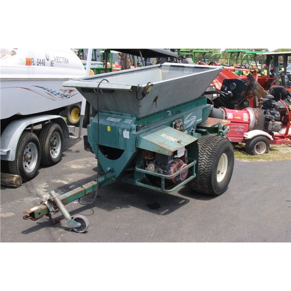 Turfco Wide Spin 1530 Tow Type Broadcast Top Dresser Trailer