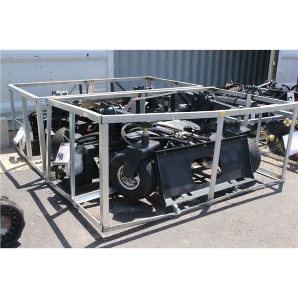 Landhonor Hydraulic Post Hole Digger Attachment For Skid Loader/Similar