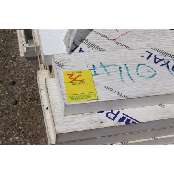 Royal Wood PVC Boards Close Out Not Damaged  1X4  &  1X8