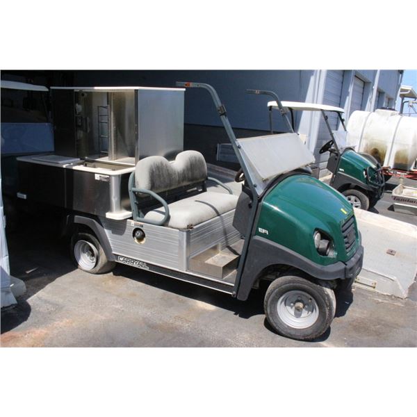 Club Car Carry All Café Express Gas Golf Cart - Missing Canopy -