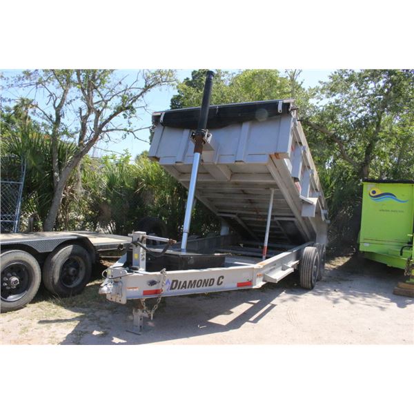 2021 Diamond C T/A 12K  Cap 7'  X  14' Dump Trailer