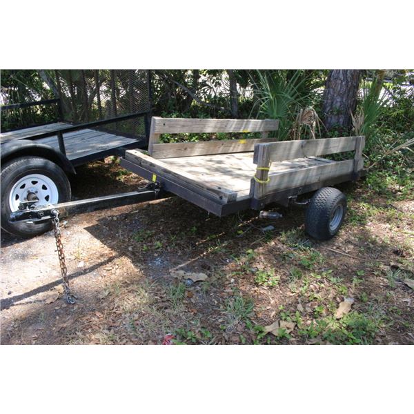 S/A  4'  X  8'  Ssmall Utility Trailer - No Title Required - Must Register As
