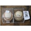 Image 1 : Ronald Reagan/Cindy Crawford Autographed Baseballs - 2