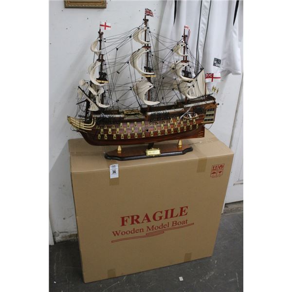 HMS Victory  34"  Tall Ship Model
