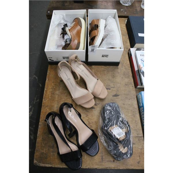 5-Ladie's Fashion Footwear NEW - 5 X $