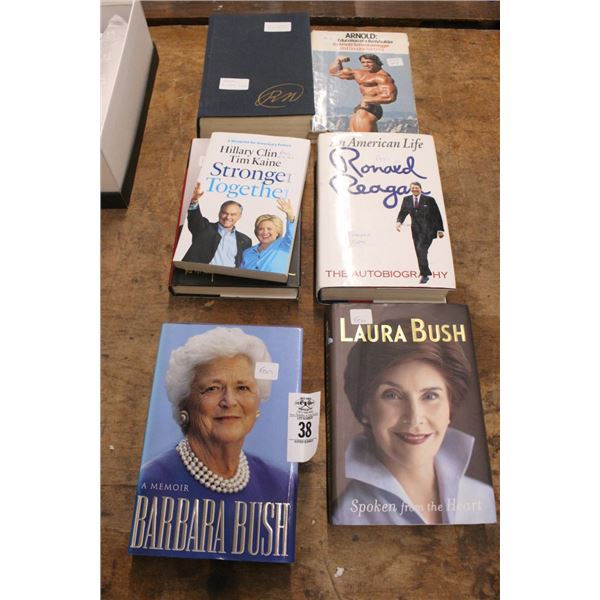 Autographed Books Bush, Reagans, Clinton, Nixon, Schwarzenegger Books - 7