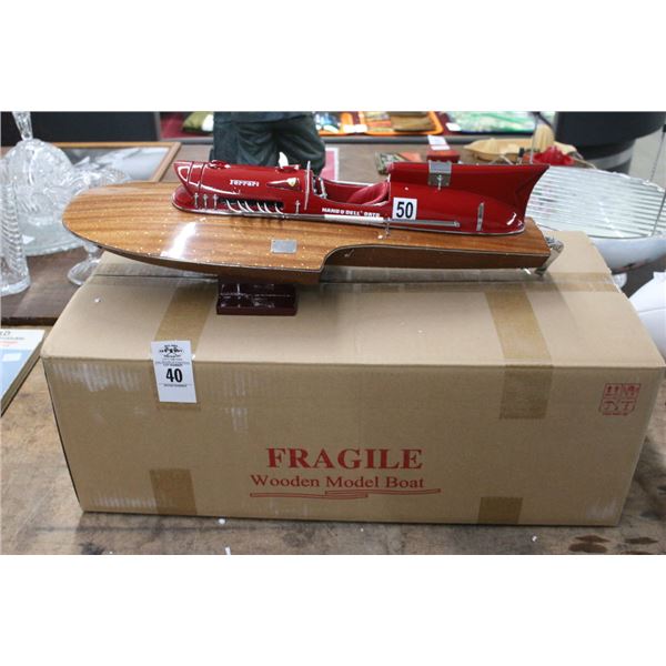 Ferrari Hydro Plane  20"  Model