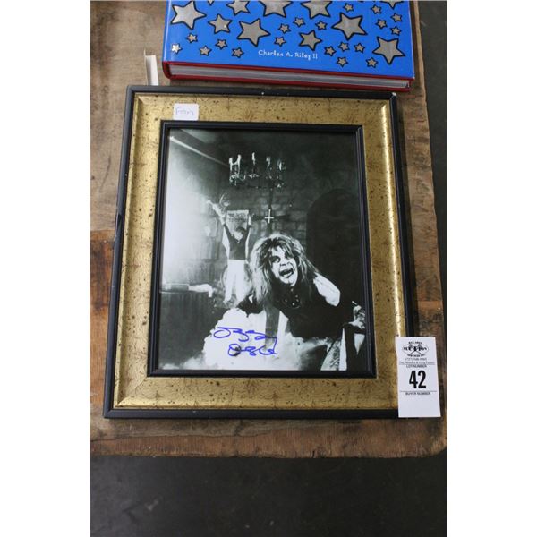 Ozzy Osborne Autographed Photo