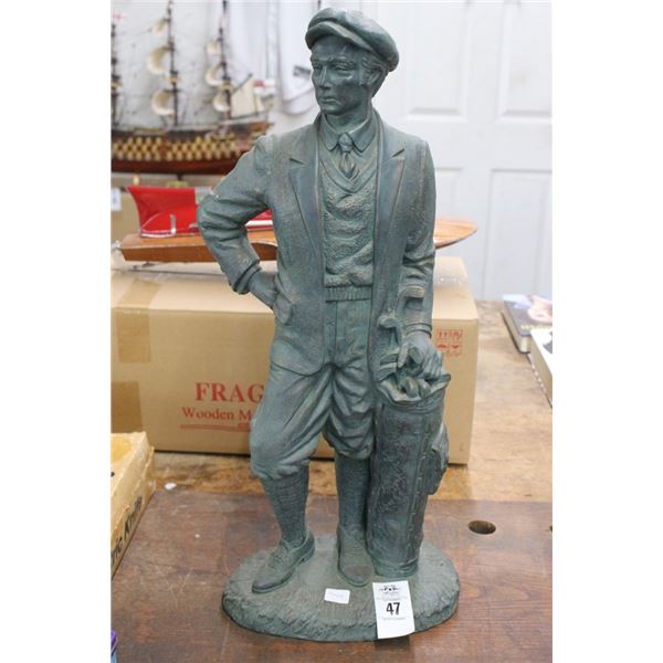 Resin Golfer  244"  Statuary