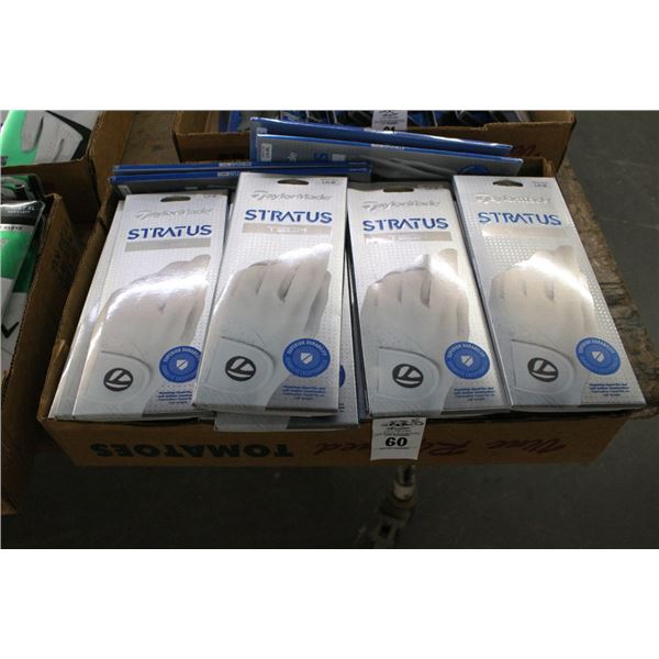 40-Taylor Made Stratis Golfing Gloves - NEW - 40 X $
