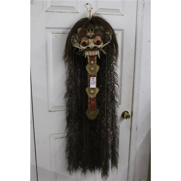 Balinese Rangda Mask Head Hunters Head Mask