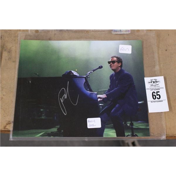 Billy Joel Piano Man Autographed Photo