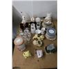 Image 1 : Large Bunny Figurines, Collector Dishes, Glassware, Marble Rings, Table Décor