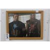 Image 1 : Thor w/Captain America Autogaraphed Photo Signed Chris Evans/Chris Hennsworth