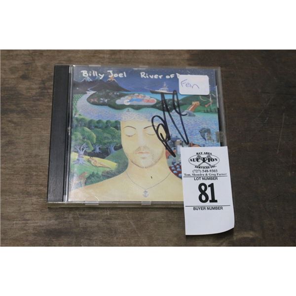 Billy Joel River of Dreams Autographed CD Case
