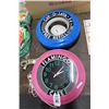 Image 1 : Flamingo Cafe/Cup of Java, Neon Clock - 2 Pc.