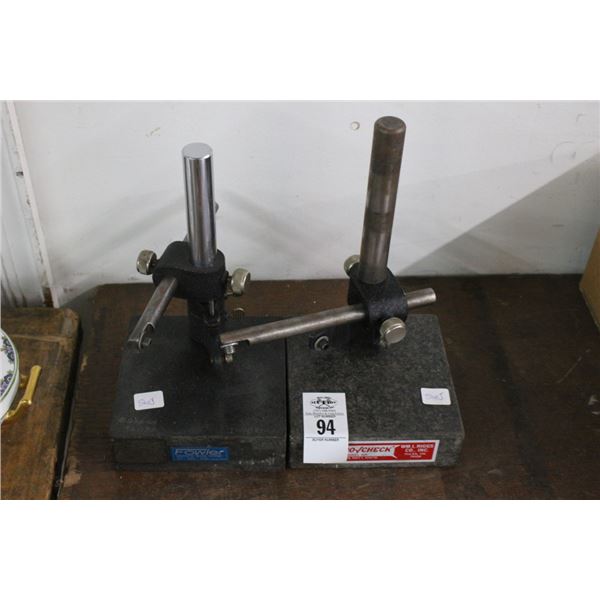 Fowler/Econo Granite Base Height Gauge Stands - 2