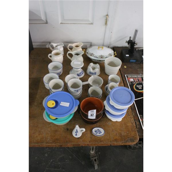Pfaltzgraff Tableware, Floral Dish, Tupperware, Table Items