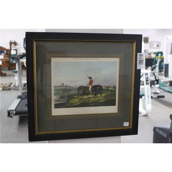 Framed Equestrian Wall Art One of The Flowers Of Our Hunt