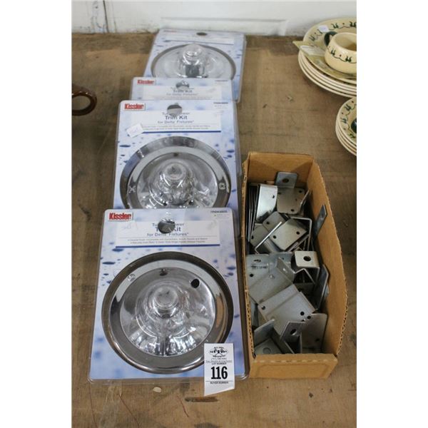Tub/Shower Trim Kits 4 w/Mounting Hardware